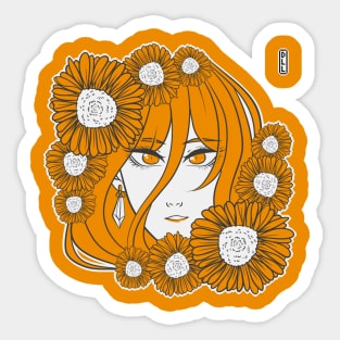 Gerbera Sticker